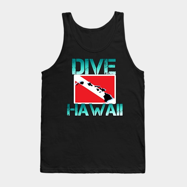 Scuba dive Hawaii Tank Top by Coreoceanart